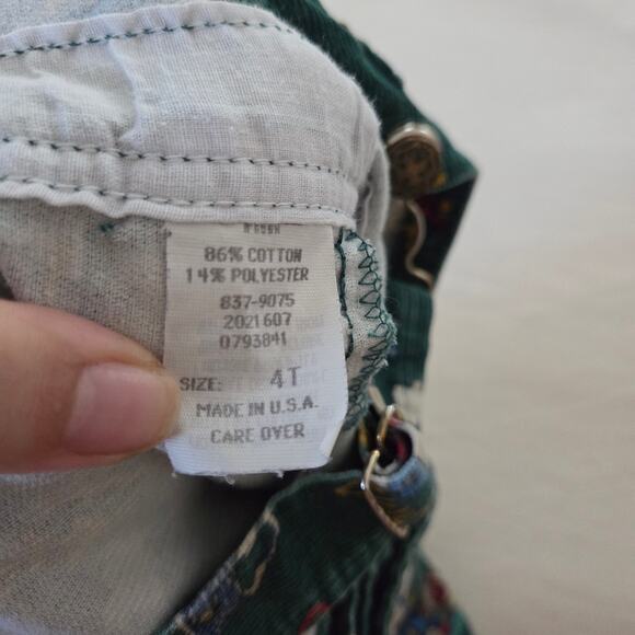 Vintage Oshkosh Camping Bears Overalls 4t - Picture 4 of 5